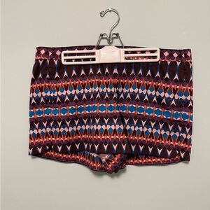 J. Crew Multicolor Patterned Women Shorts